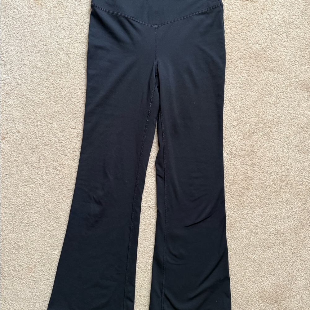 90 Degree By Reflex Classic Black Flare Pants